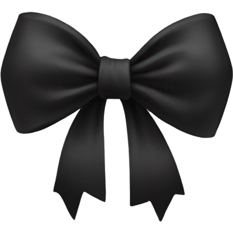 Black bow  emoji