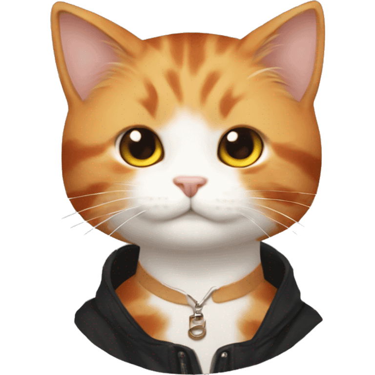 Minho the ginger cat from Stray Kids emoji