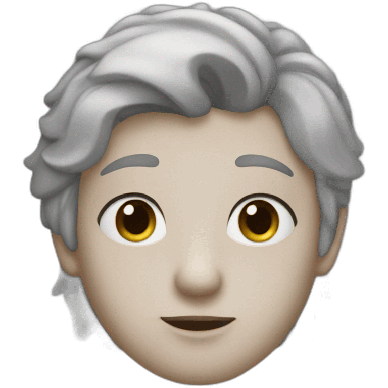 Cœur gris emoji