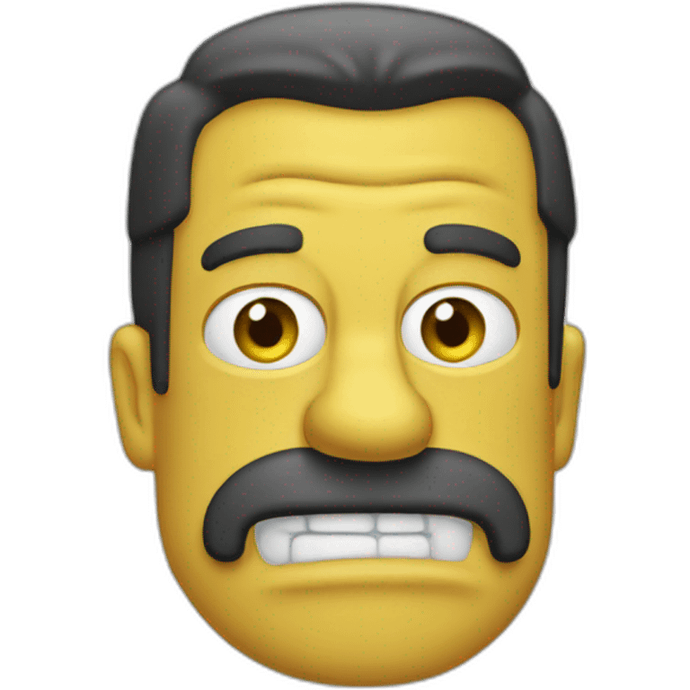 Homero musculoso emoji