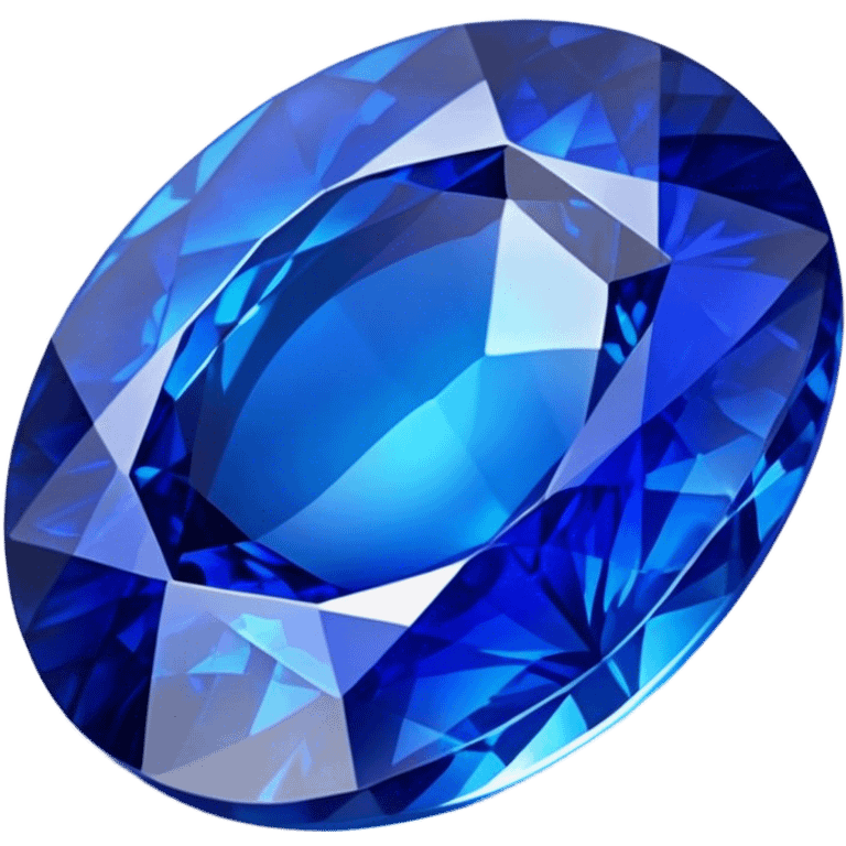 Cinematic Realistic Sapphire Emoji, Deep blue and stunning, with smooth, polished facets that gleam with a vibrant intensity. The deep blue hue reflects light in mesmerizing patterns, and a soft, glowing aura adds to the precious, regal nature of the gemstone. Soft glowing outline, capturing the essence of wisdom and royalty in a dazzling sapphire. emoji