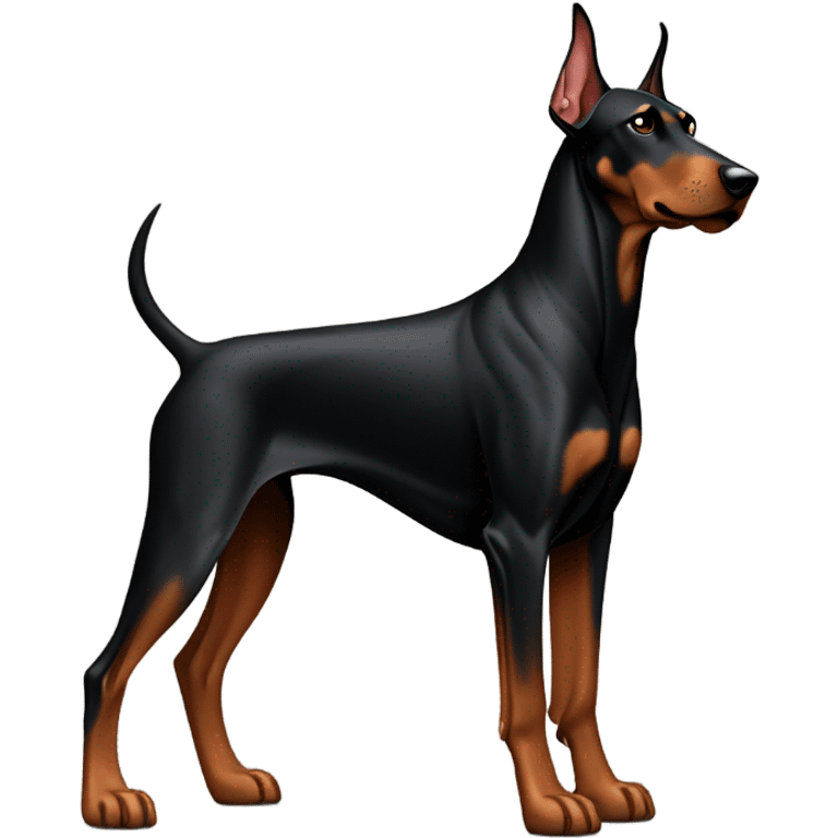 Doberman dog emoji