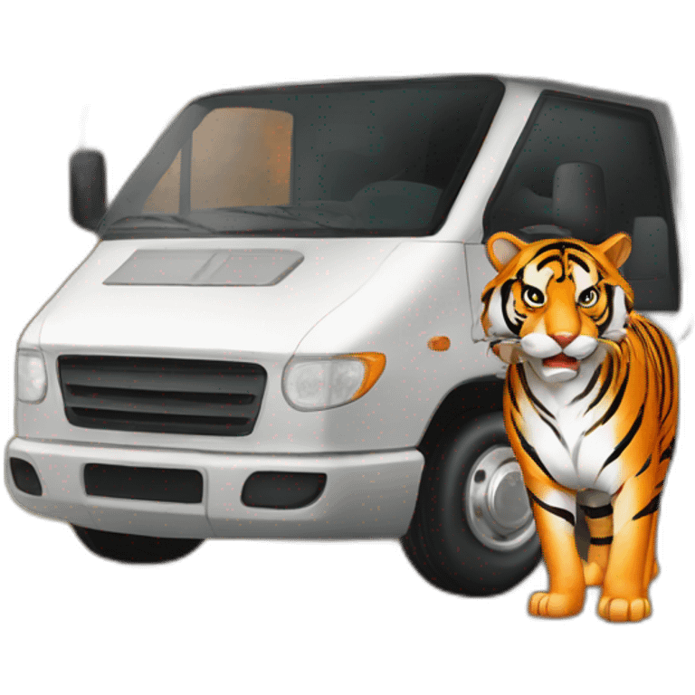 Clemson-tiger-driving-a-class-a-rv emoji