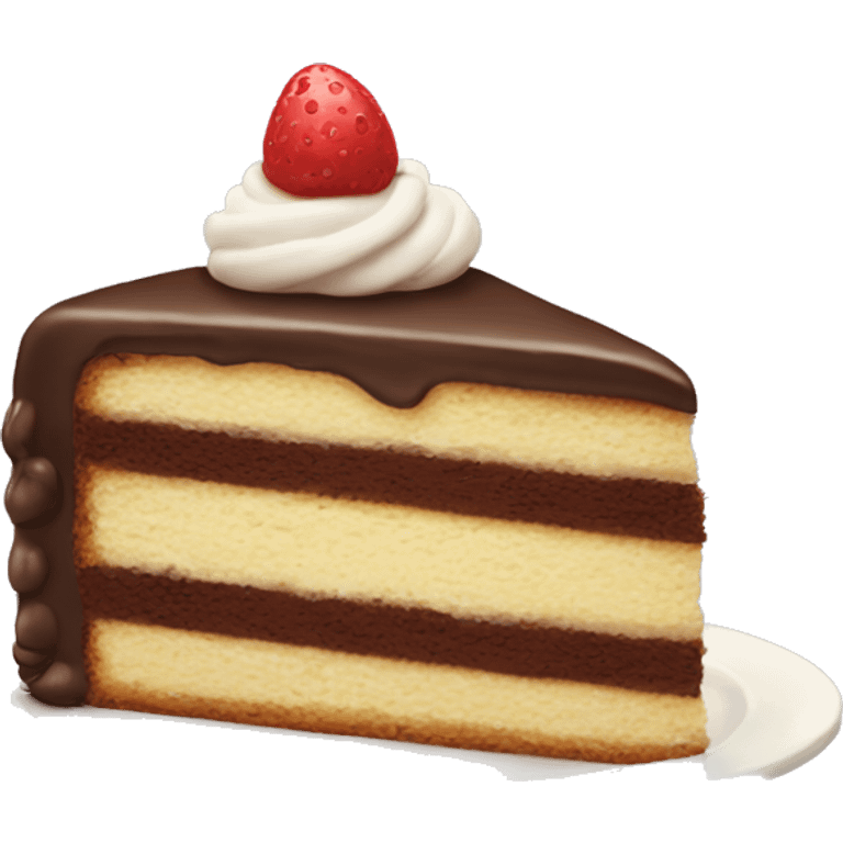 Slice of cake emoji