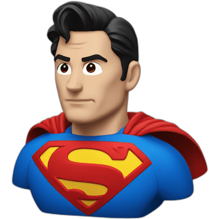 superman bust emoji