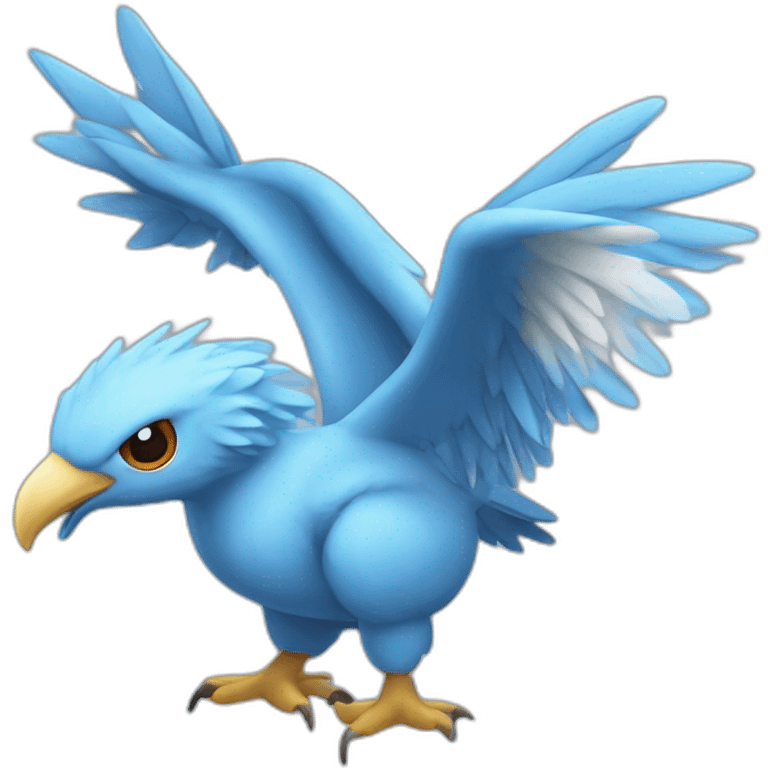 crazy funny stupid Articuno pokemon baby's realistic emoji