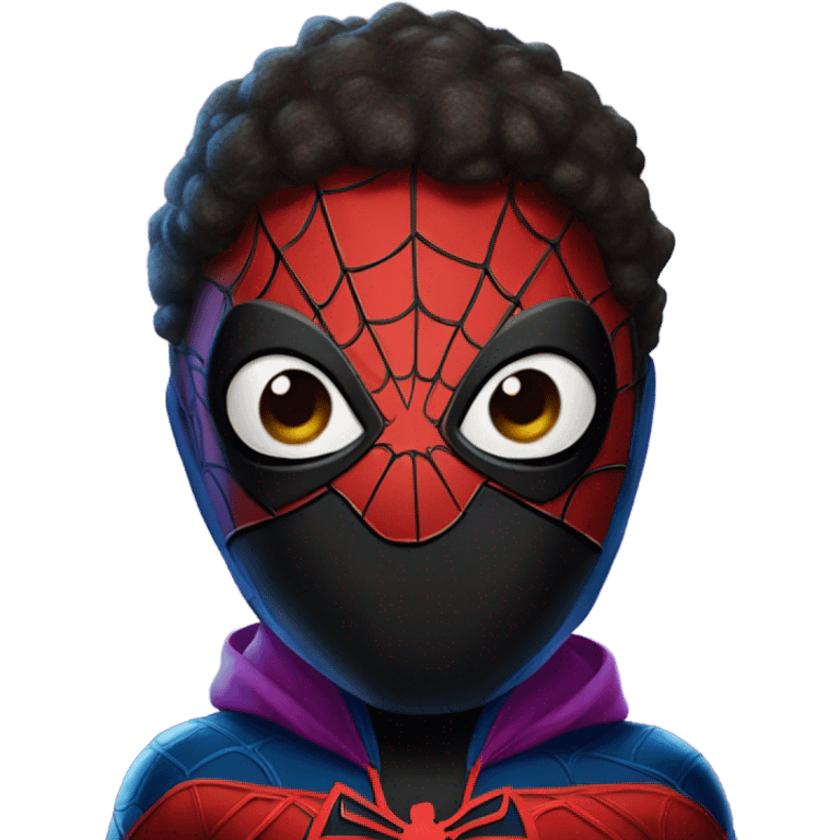 Miles spider man sleeping emoji