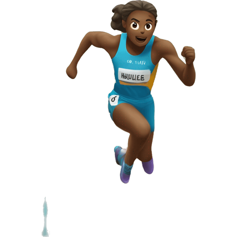 track and field hurdle emoji