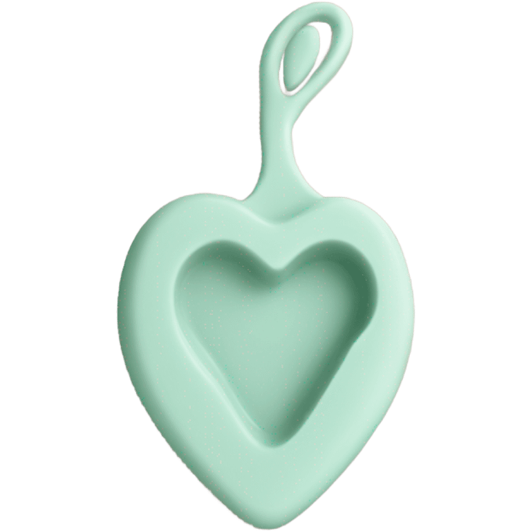 heart shaped gua sha massager emoji