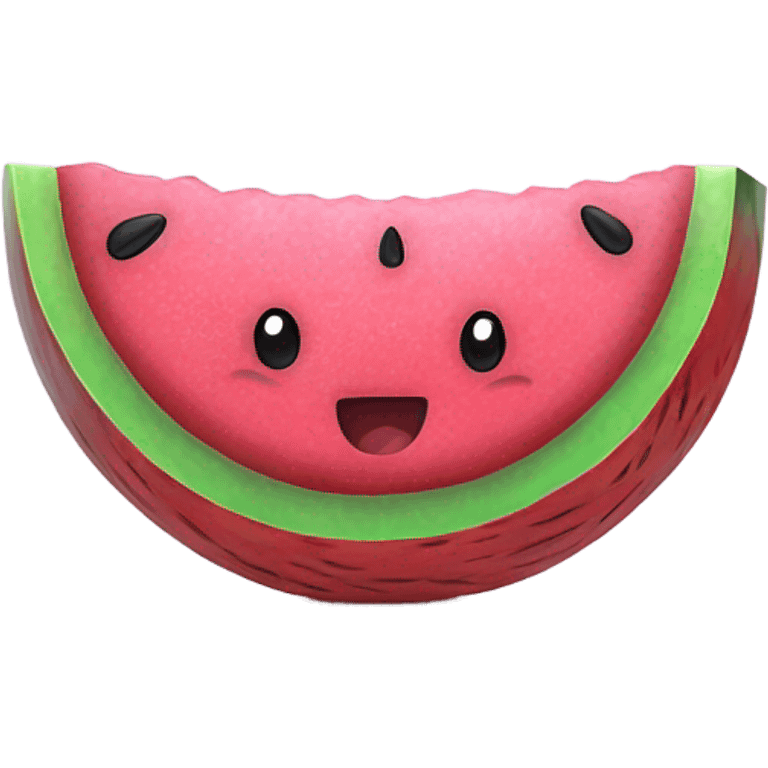 Pink watermelon with glitter  emoji