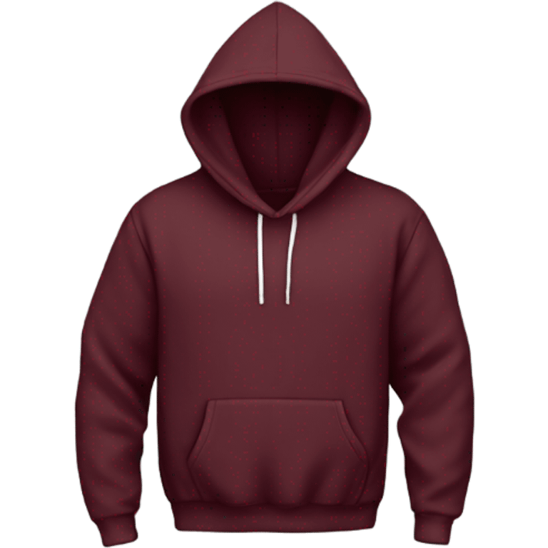 Maroon hoodie  emoji