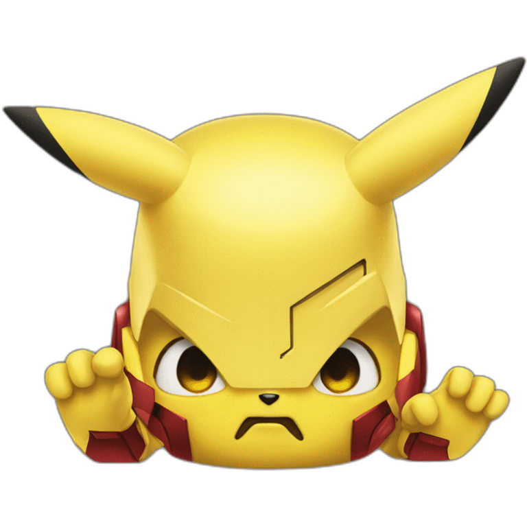 Iron man end pikachu emoji