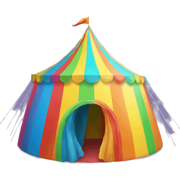 rainbow big top emoji