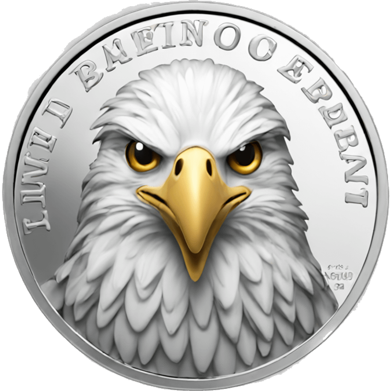 eagle silver coin emoji