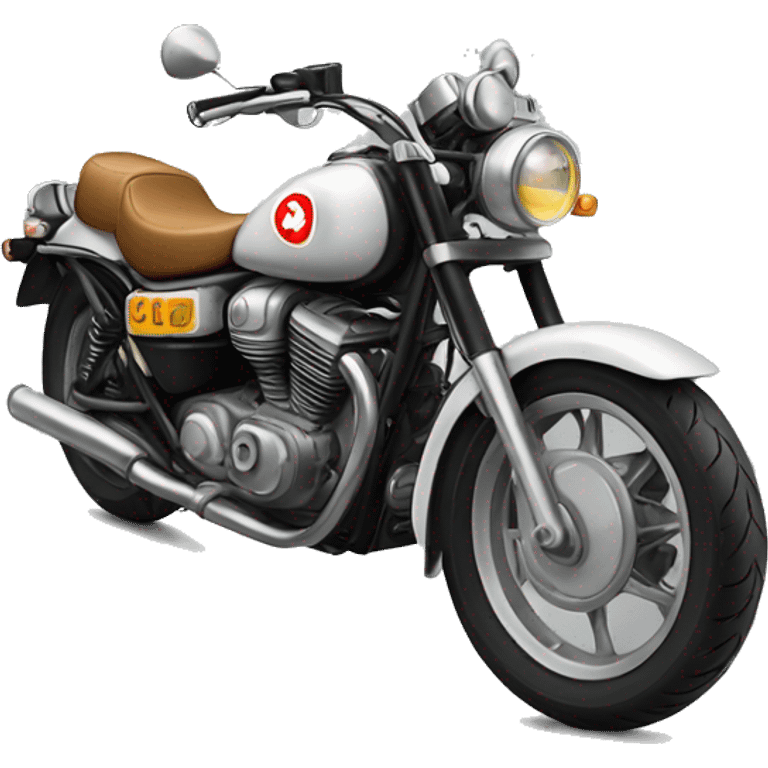 Motorcycle classic emoji