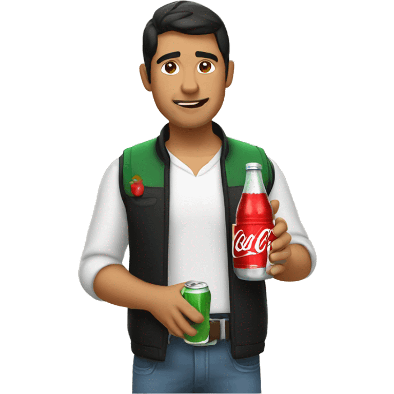 Mexican guy holding mexican coke  emoji