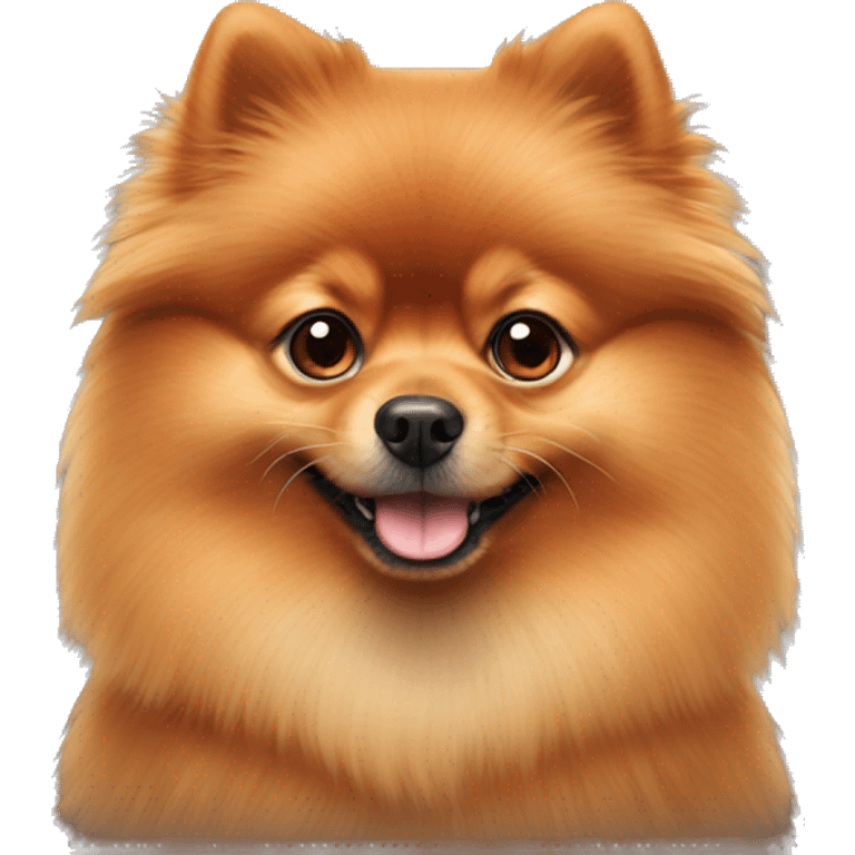 Red Pomeranian emoji