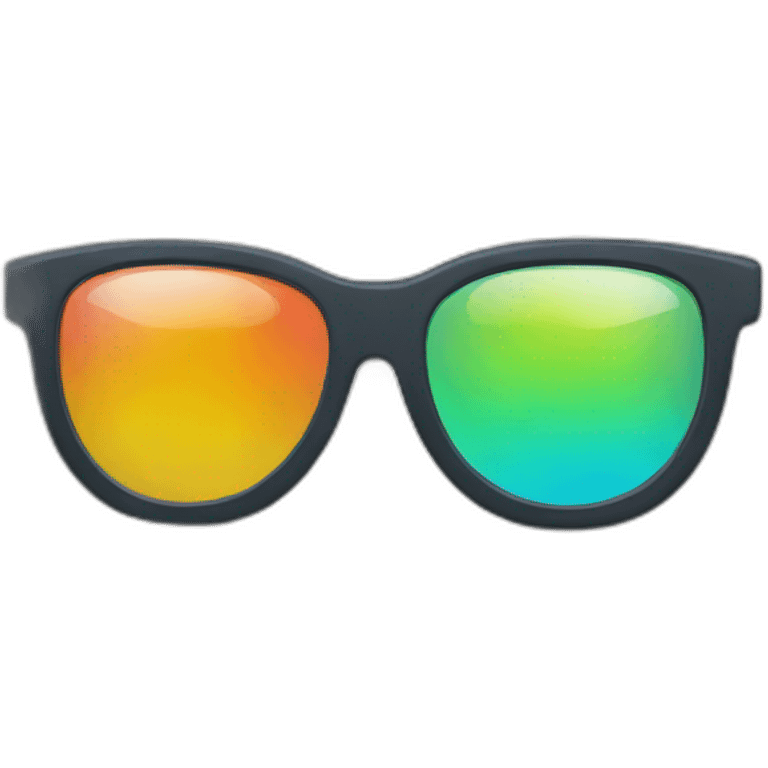 coloured glasses emoji