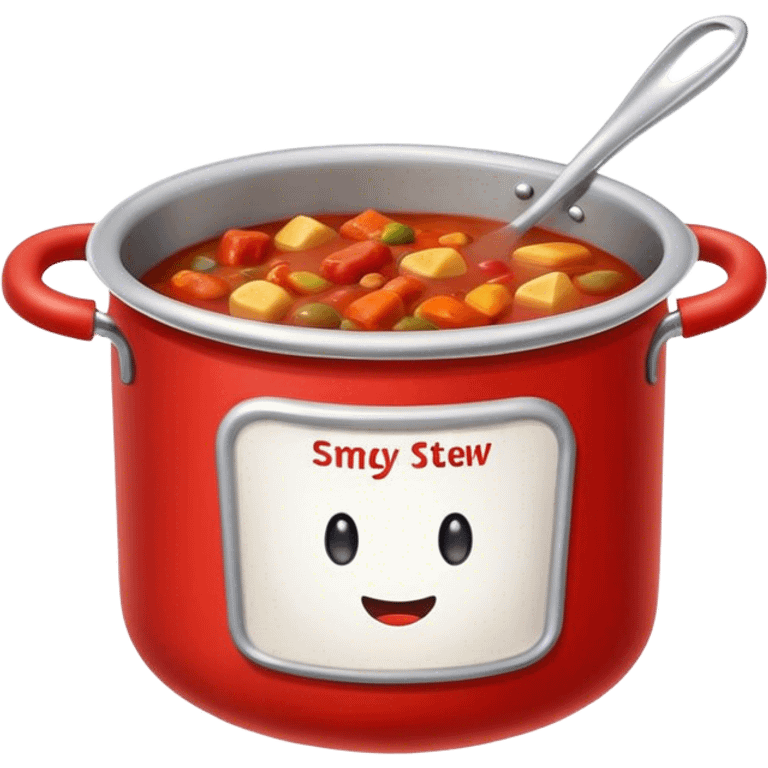 Red stew in a pot emoji