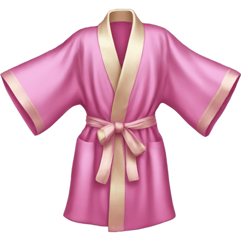 Pink silk robe emoji