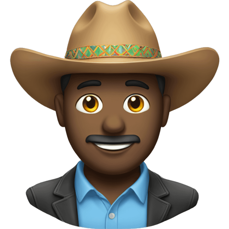 Un chico con sombrero  emoji