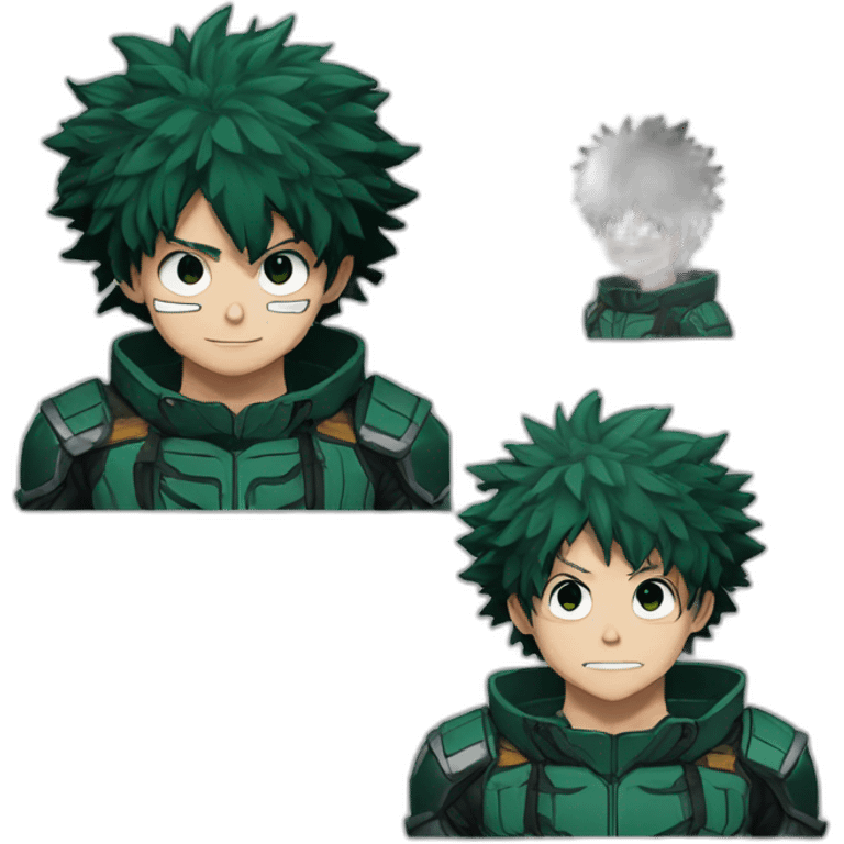 Dark deku My hero academia emoji