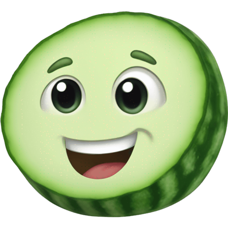 Cucumber happy emoji