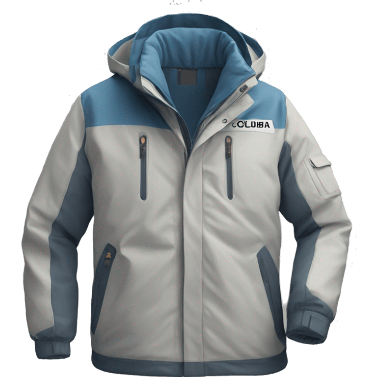 photorealistic columbia jacket emoji