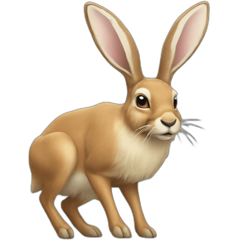 A jackalope emoji