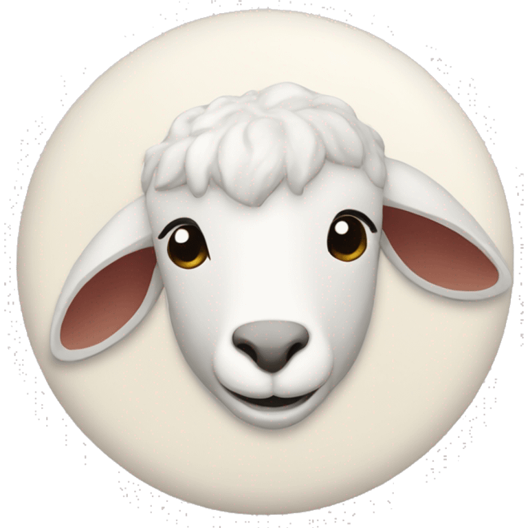 circular goat cheese emoji