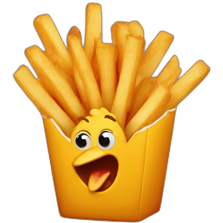 Chicken fries emoji