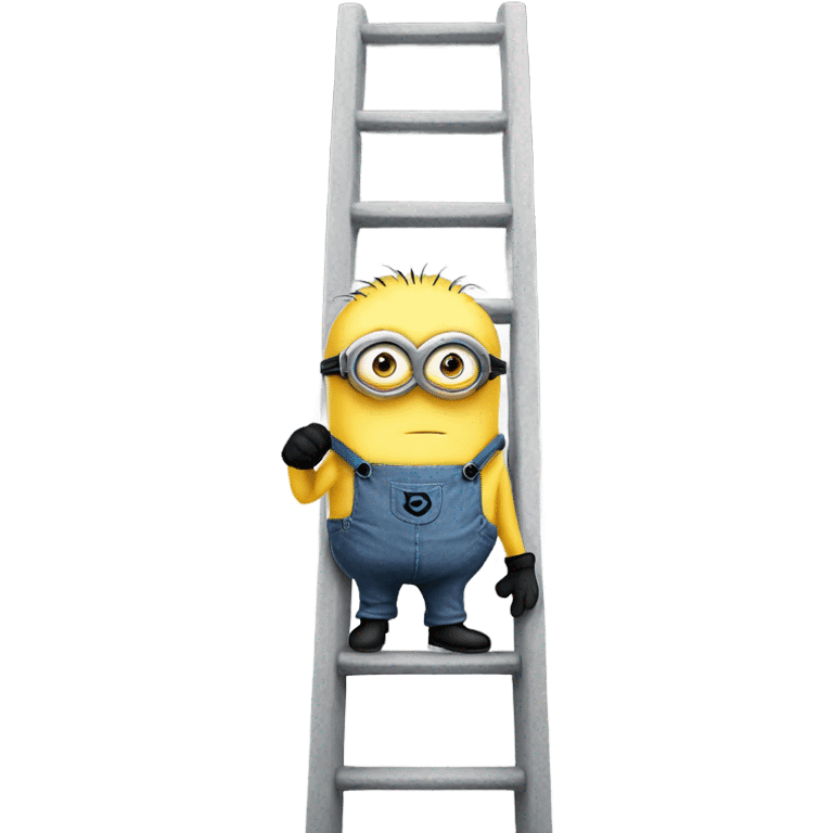 Minion with ladder emoji