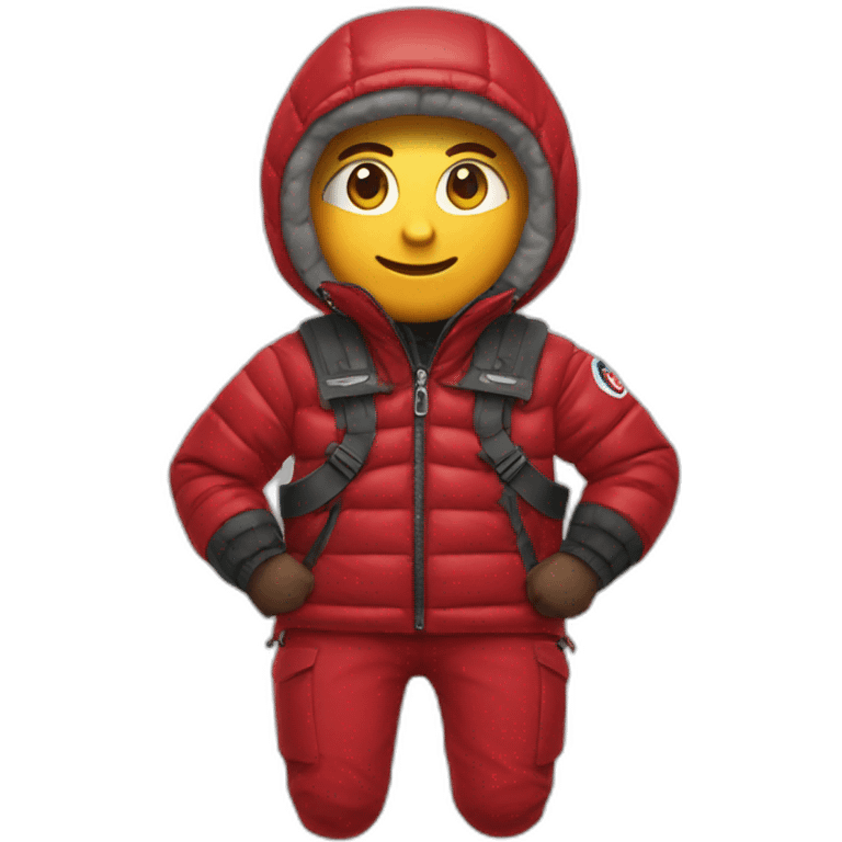 Red Moncler maya emoji