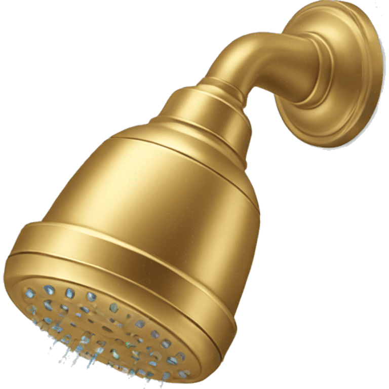 Shower Head in Gold  emoji