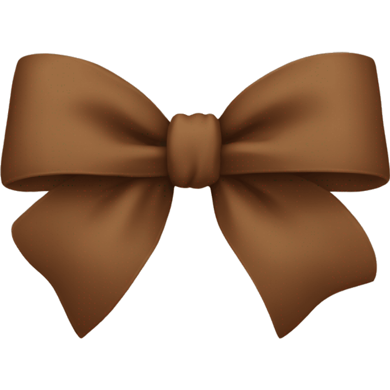 brown bow emoji