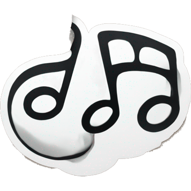 music note sticker emoji