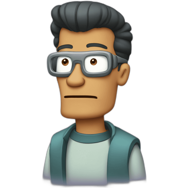 futurama cartoon emoji