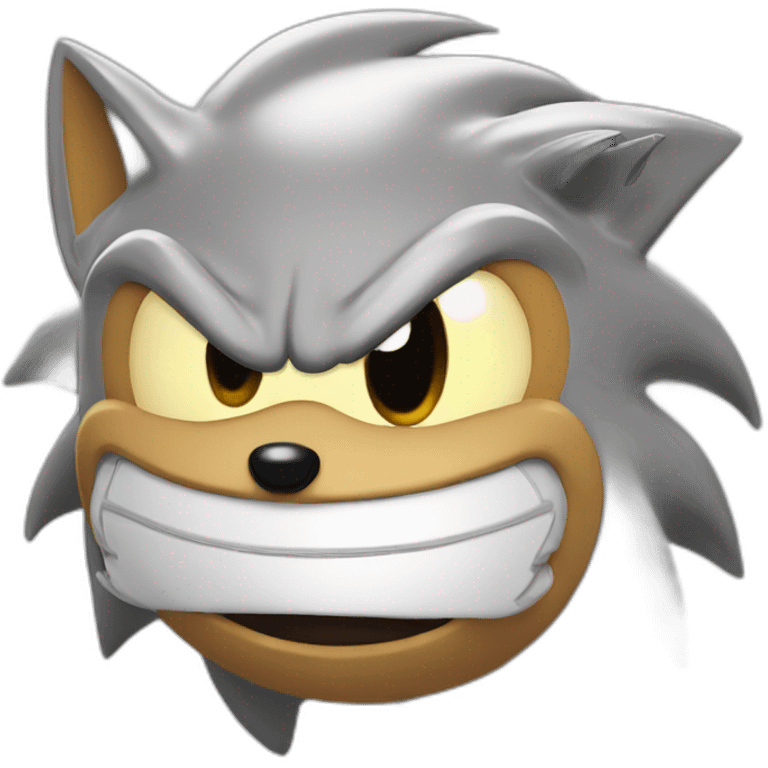 Tête Sonic emoji