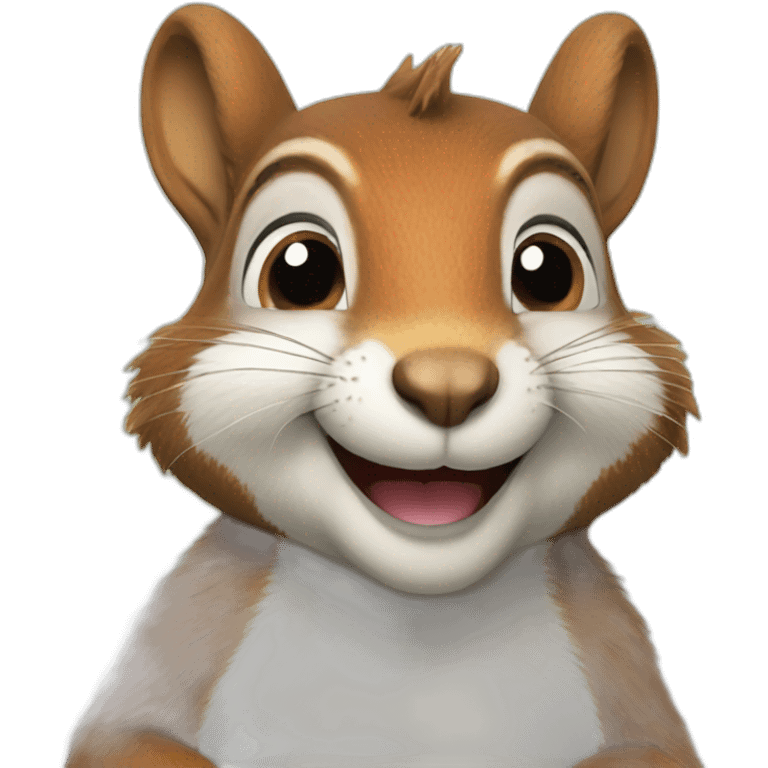 smiling squirrel emoji