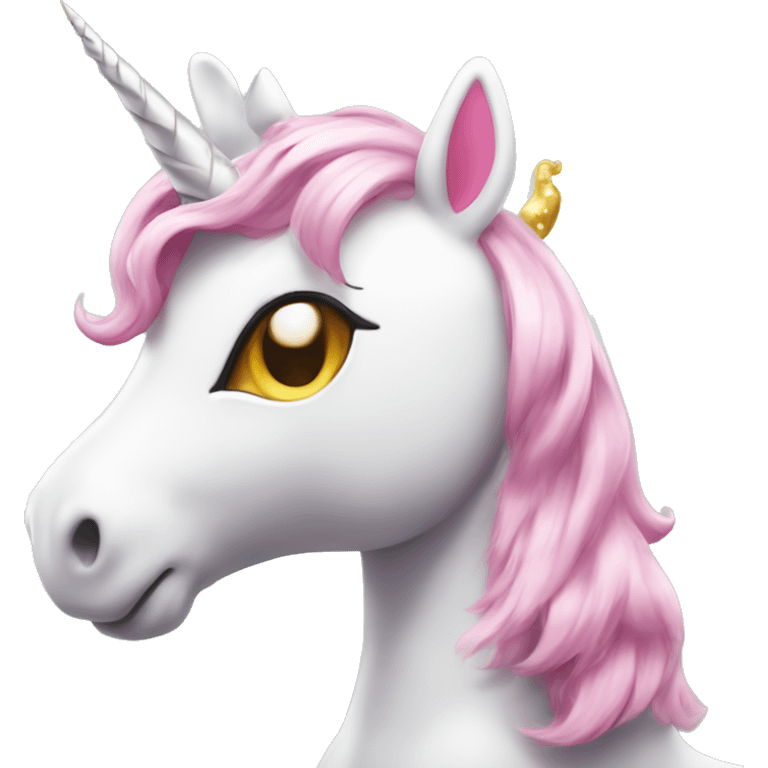 Hello Kitty on Unicorn emoji