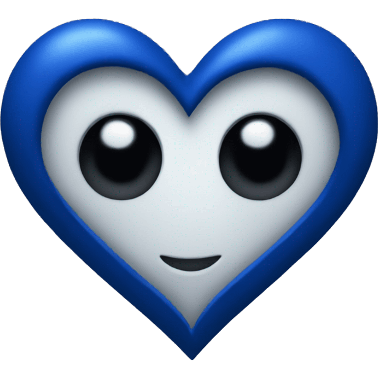 Dark blue heart  emoji