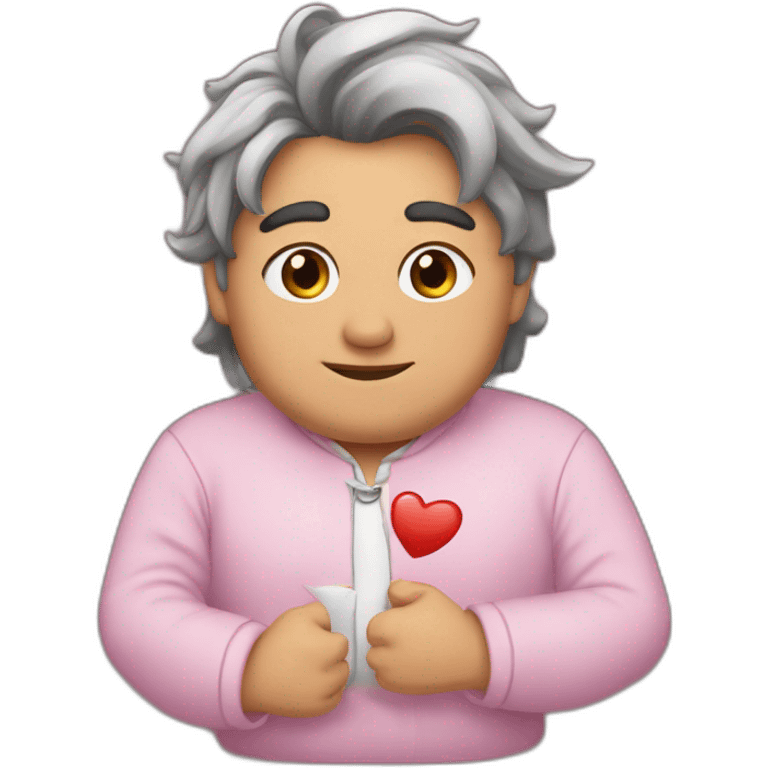 gordito enamorado emoji