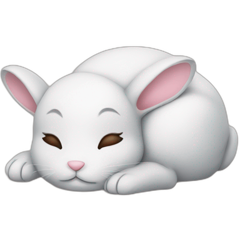 bunny sleep emoji