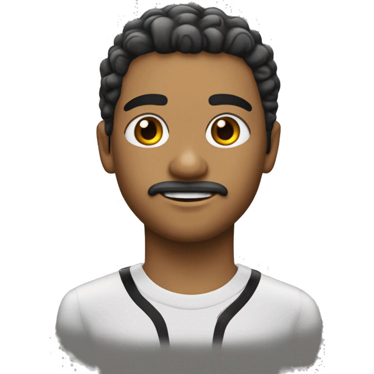 menino  são paulo tem cabelo liso pele morenena emoji