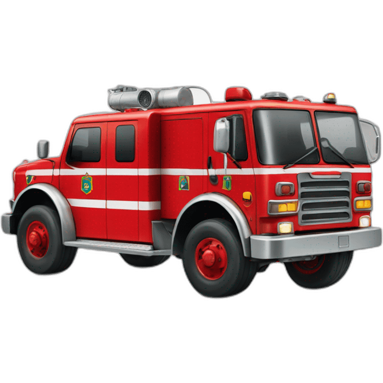 Camión de bomberos emoji