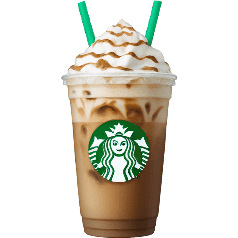 Starbucks iced latte emoji