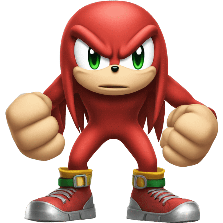 knuckles from sonic emoji