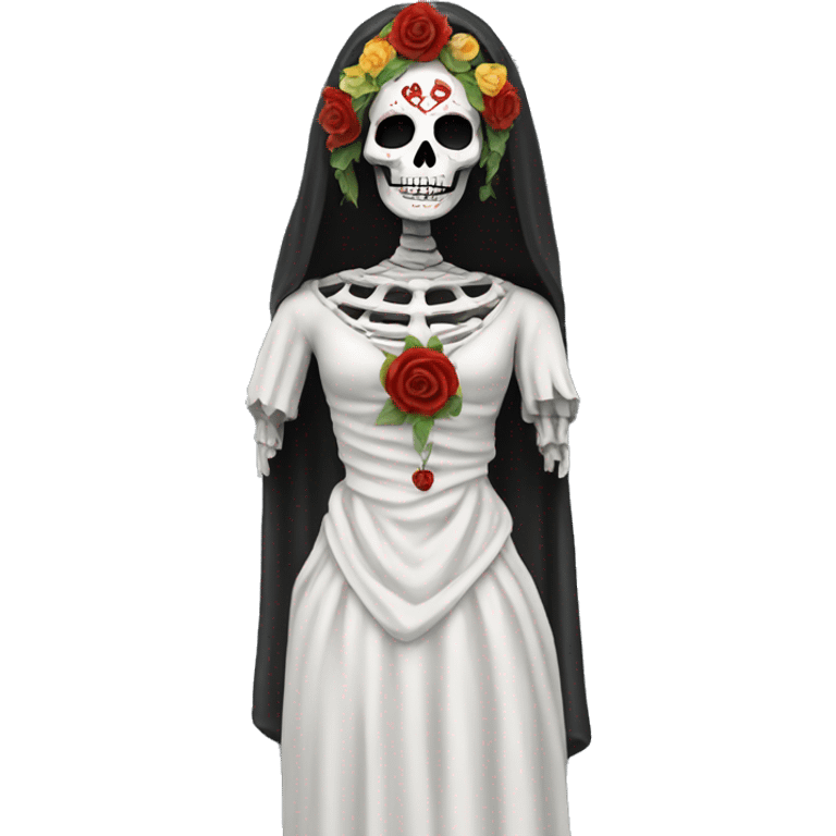 The statue of Santa Muerta, Goddess of Death.  emoji