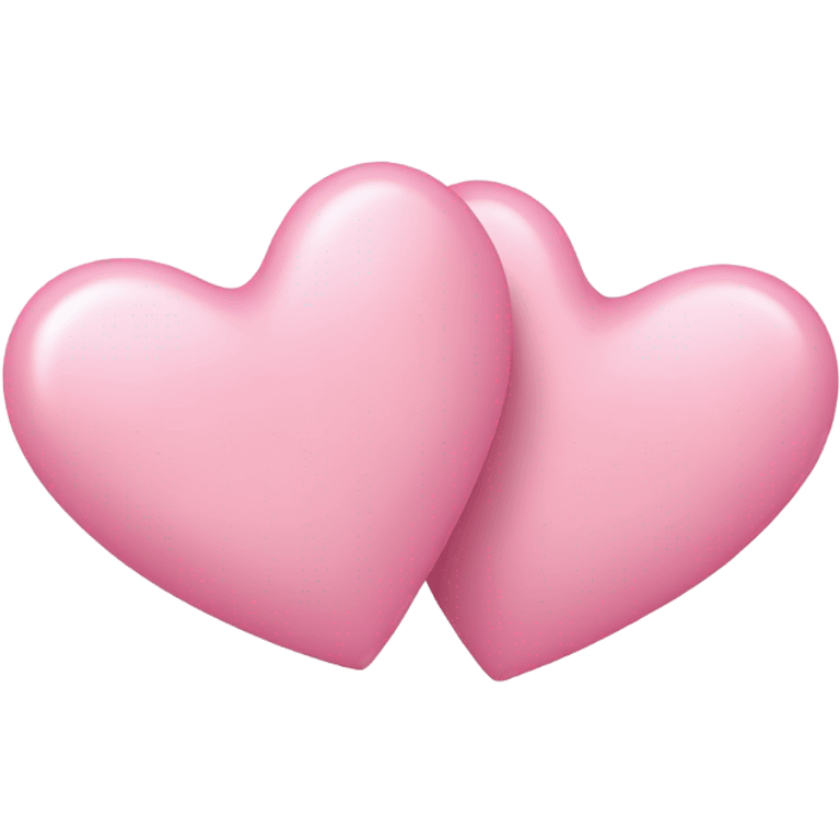 Two tiny light pink hearts emoji