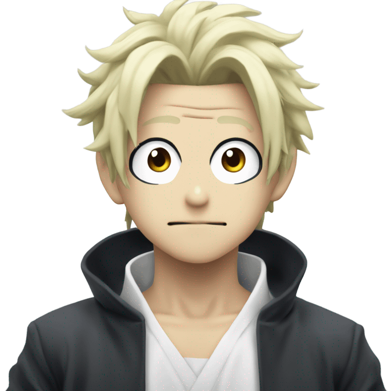 Freaky Satoru Gojo from anime and manga Jujustu Kaisen emoji